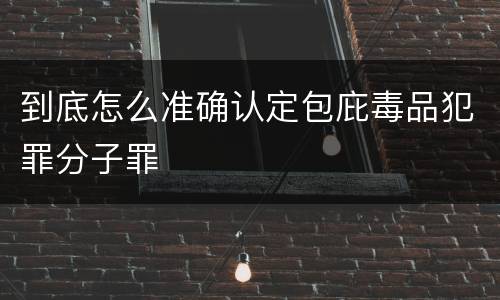 到底怎么准确认定包庇毒品犯罪分子罪