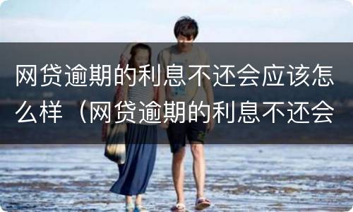 网贷逾期的利息不还会应该怎么样（网贷逾期的利息不还会应该怎么样处理）