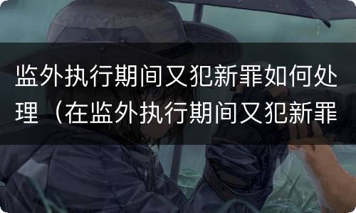 监外执行期间又犯新罪如何处理（在监外执行期间又犯新罪）