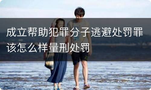 成立帮助犯罪分子逃避处罚罪该怎么样量刑处罚