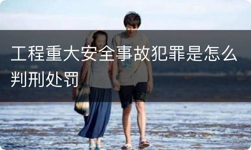工程重大安全事故犯罪是怎么判刑处罚