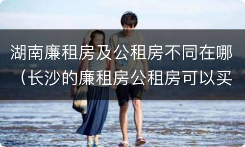 湖南廉租房及公租房不同在哪（长沙的廉租房公租房可以买卖吗?）