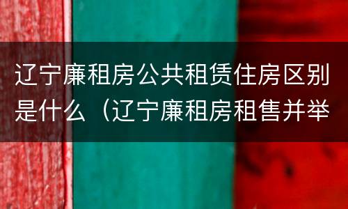 辽宁廉租房公共租赁住房区别是什么（辽宁廉租房租售并举）