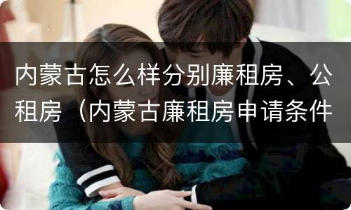内蒙古怎么样分别廉租房、公租房（内蒙古廉租房申请条件2019）