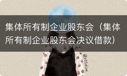 集体所有制企业股东会（集体所有制企业股东会决议借款）