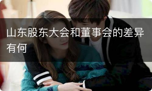 山东股东大会和董事会的差异有何