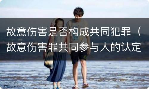 故意伤害是否构成共同犯罪（故意伤害罪共同参与人的认定）