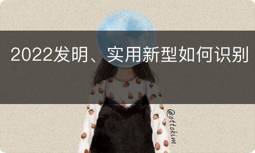 2022发明、实用新型如何识别