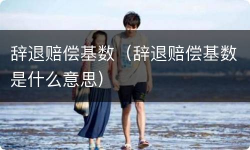 辞退赔偿基数（辞退赔偿基数是什么意思）