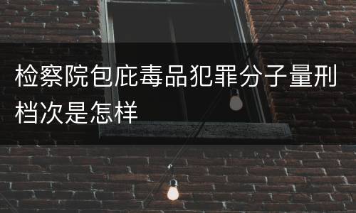 检察院包庇毒品犯罪分子量刑档次是怎样