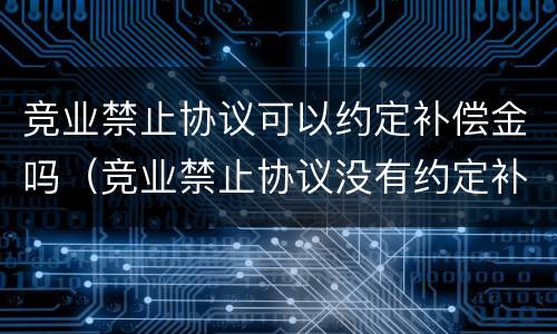 竞业禁止协议可以约定补偿金吗（竞业禁止协议没有约定补偿金）