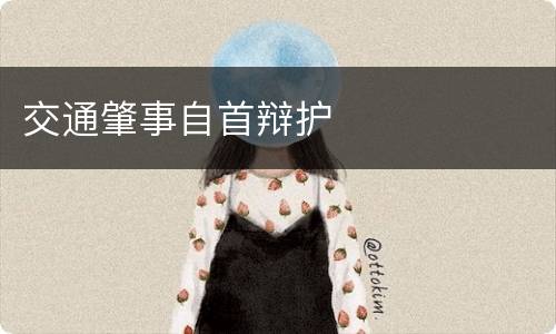 交通肇事自首辩护