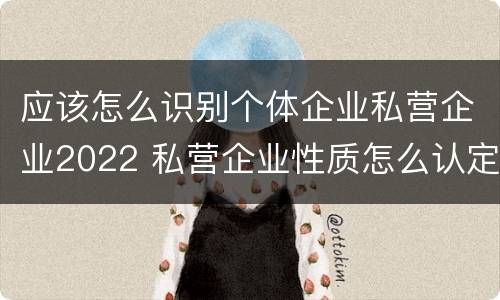 应该怎么识别个体企业私营企业2022 私营企业性质怎么认定