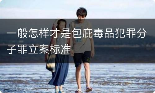 一般怎样才是包庇毒品犯罪分子罪立案标准