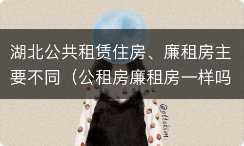 湖北公共租赁住房、廉租房主要不同（公租房廉租房一样吗）