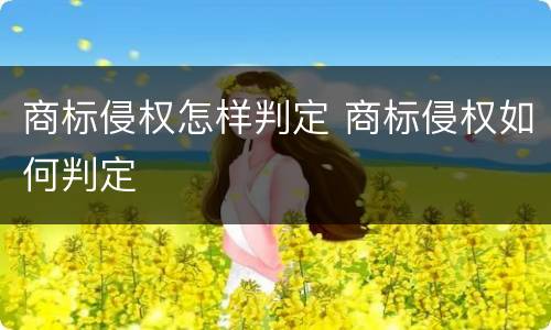 商标侵权怎样判定 商标侵权如何判定