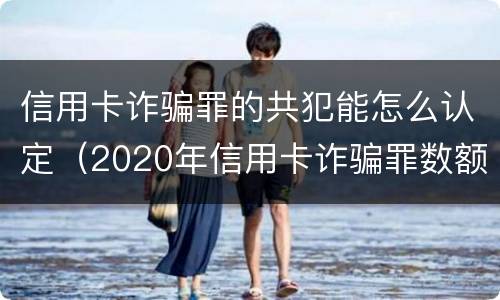 信用卡诈骗罪的共犯能怎么认定（2020年信用卡诈骗罪数额标准）