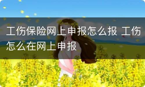 工伤保险网上申报怎么报 工伤怎么在网上申报