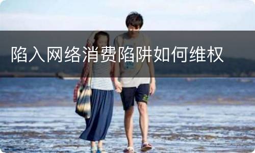 陷入网络消费陷阱如何维权