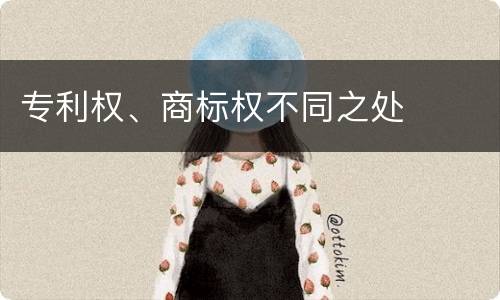 专利权、商标权不同之处