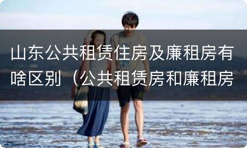 山东公共租赁住房及廉租房有啥区别（公共租赁房和廉租房）
