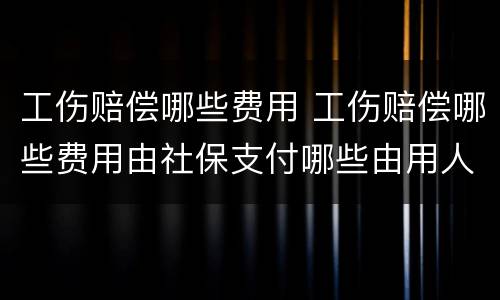 工伤赔偿哪些费用 工伤赔偿哪些费用由社保支付哪些由用人单位