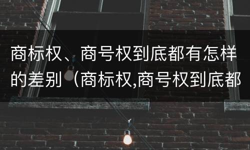 商标权、商号权到底都有怎样的差别（商标权,商号权到底都有怎样的差别）