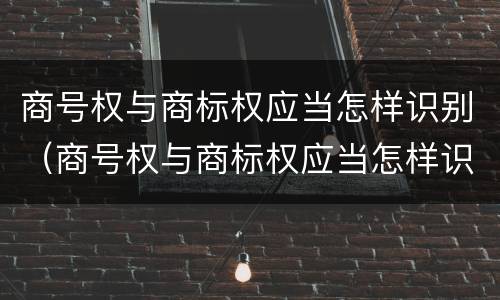 商号权与商标权应当怎样识别（商号权与商标权应当怎样识别）