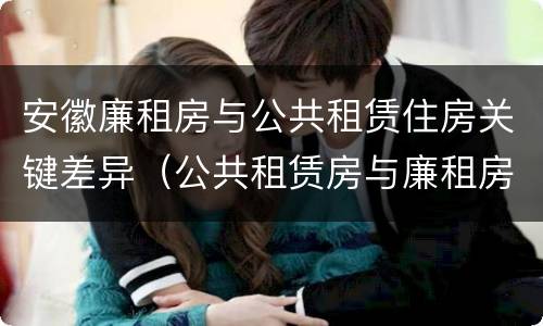 安徽廉租房与公共租赁住房关键差异（公共租赁房与廉租房的区别）