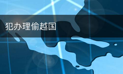 犯办理偷越国