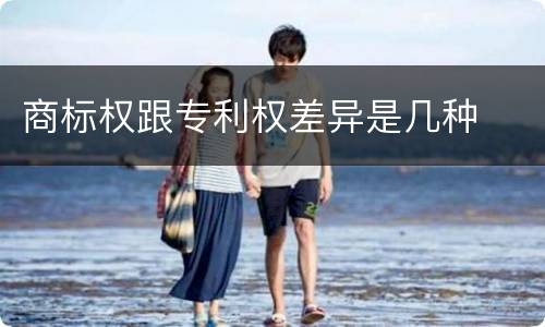 商标权跟专利权差异是几种