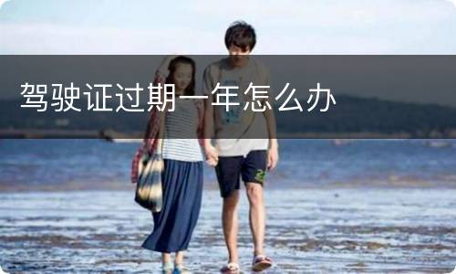 驾驶证过期一年怎么办