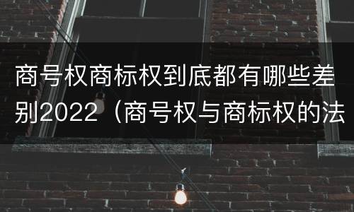 商号权商标权到底都有哪些差别2022（商号权与商标权的法律冲突与解决）