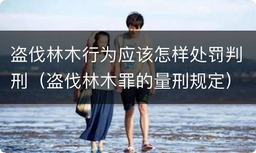 盗伐林木行为应该怎样处罚判刑（盗伐林木罪的量刑规定）