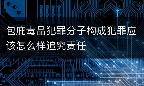 包庇毒品犯罪分子构成犯罪应该怎么样追究责任