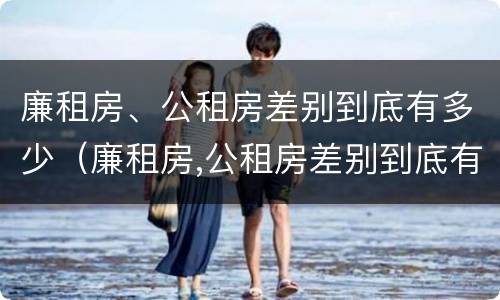 廉租房、公租房差别到底有多少（廉租房,公租房差别到底有多少个）