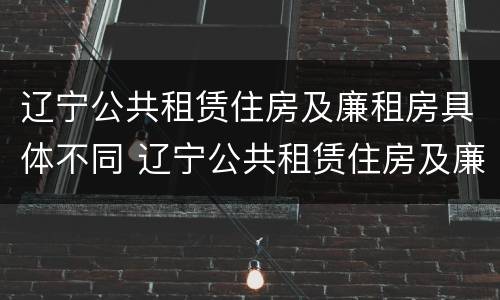 辽宁公共租赁住房及廉租房具体不同 辽宁公共租赁住房及廉租房具体不同的原因
