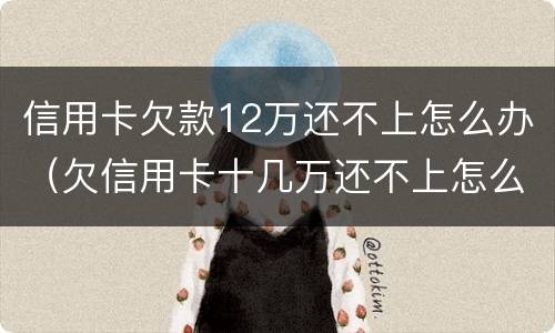 信用卡欠款12万还不上怎么办（欠信用卡十几万还不上怎么办）