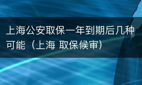 上海公安取保一年到期后几种可能（上海 取保候审）
