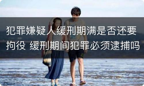 犯罪嫌疑人缓刑期满是否还要拘役 缓刑期间犯罪必须逮捕吗