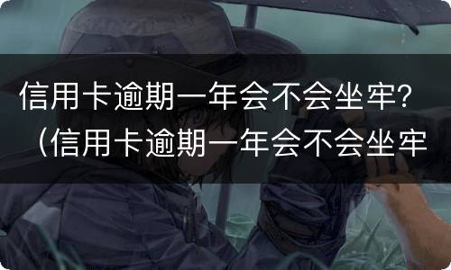 信用卡逾期一年会不会坐牢？（信用卡逾期一年会不会坐牢呀）