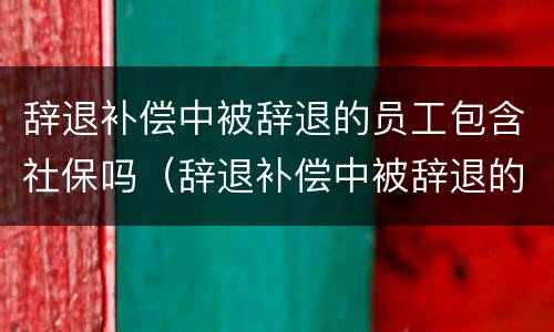 辞退补偿中被辞退的员工包含社保吗（辞退补偿中被辞退的员工包含社保吗）