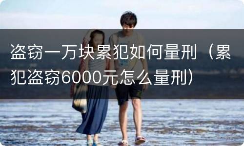 盗窃一万块累犯如何量刑（累犯盗窃6000元怎么量刑）