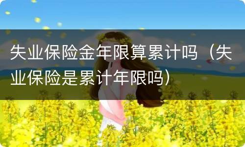 失业保险金年限算累计吗（失业保险是累计年限吗）