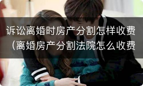 诉讼离婚时房产分割怎样收费（离婚房产分割法院怎么收费多少）
