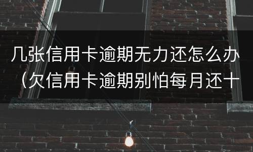 几张信用卡逾期无力还怎么办（欠信用卡逾期别怕每月还十元）