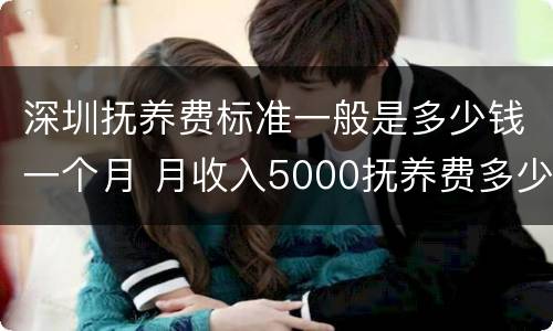 深圳抚养费标准一般是多少钱一个月 月收入5000抚养费多少