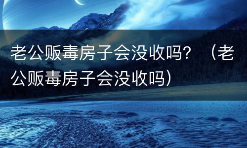 老公贩毒房子会没收吗？（老公贩毒房子会没收吗）