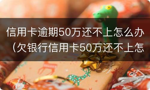 信用卡逾期50万还不上怎么办（欠银行信用卡50万还不上怎么办）