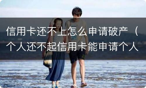 信用卡还不上怎么申请破产（个人还不起信用卡能申请个人破产吗）